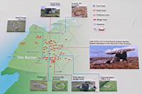 Irlande, Co Clare, The Burren, Carte des monuments prehistoriques
